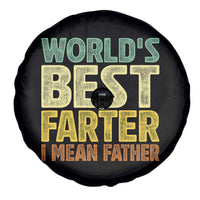 Retro World's Best Farter I Mean Father Spare Tire Cover Gag Gift Birthday Husband Dad Fathers Day