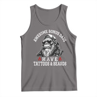 Funny Bigfoot Stepdad Tank Top Awesome Bonus Dads Have Tattoos And Beards
