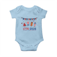 250th Anniversary USA Baby Onesie Patriotic Watermelon Hotdog Firework 250 Years American 1776 2026 250th 4th July