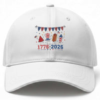250th Anniversary USA Baseball Cap Patriotic Watermelon Hotdog Firework 250 Years American 1776 2026 250th 4th July