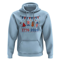 250th Anniversary USA Hoodie Patriotic Watermelon Hotdog Firework 250 Years American 1776 2026 250th 4th July