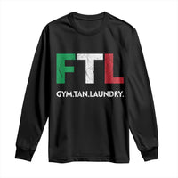 Gym Tan Laundry GTL Italian Flag Long Sleeve Shirt - Wonder Print Shop