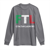 Gym Tan Laundry GTL Italian Flag Long Sleeve Shirt - Wonder Print Shop