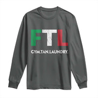Gym Tan Laundry GTL Italian Flag Long Sleeve Shirt - Wonder Print Shop
