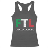 Gym Tan Laundry GTL Italian Flag Racerback Tank Top - Wonder Print Shop
