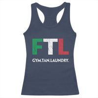 Gym Tan Laundry GTL Italian Flag Racerback Tank Top - Wonder Print Shop