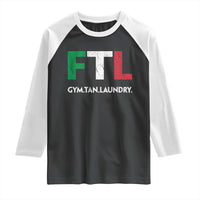 Gym Tan Laundry GTL Italian Flag Raglan Shirt - Wonder Print Shop