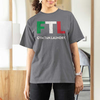 Gym Tan Laundry GTL Italian Flag T Shirt For Women - Wonder Print Shop