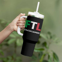 Gym Tan Laundry GTL Italian Flag Tumbler With Handle - Wonder Print Shop