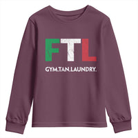 Gym Tan Laundry GTL Italian Flag Youth Sweatshirt - Wonder Print Shop