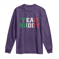 Yeah Buddy Italian Flag Long Sleeve Shirt Vintage Retro - Wonder Print Shop