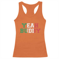 Yeah Buddy Italian Flag Racerback Tank Top Vintage Retro - Wonder Print Shop