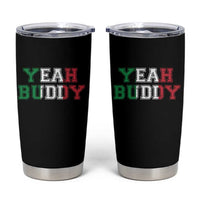 Yeah Buddy Italian Flag Tumbler Cup Vintage Retro - Wonder Print Shop