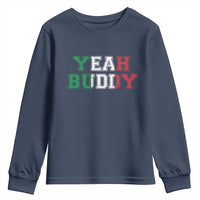 Yeah Buddy Italian Flag Youth Sweatshirt Vintage Retro - Wonder Print Shop