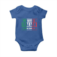 My Wife is Italian Nothing Scares Me Baby Onesie Funny Husband Italia Flag - Wonder Print Shop