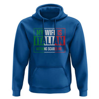 My Wife is Italian Nothing Scares Me Hoodie Funny Husband Italia Flag - Wonder Print Shop