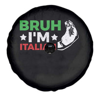 Bruh Im Italian Spare Tire Cover Italy Flag Italian Festival Funny Italian - Wonder Print Shop