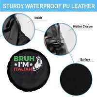 Bruh Im Italian Spare Tire Cover Italy Flag Italian Festival Funny Italian - Wonder Print Shop