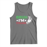 Bruh Im Italian Tank Top Italy Flag Italian Festival Funny Italian - Wonder Print Shop