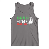Bruh Im Italian Tank Top Italy Flag Italian Festival Funny Italian - Wonder Print Shop