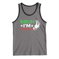 Bruh Im Italian Tank Top Italy Flag Italian Festival Funny Italian - Wonder Print Shop