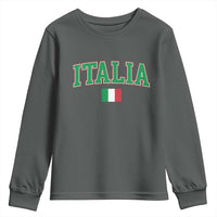 Vintage Italia Youth Sweatshirt Print Retro Varsity Italian Apparel - Wonder Print Shop