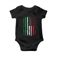 Italian American Flag Baby Onesie Retro Italian Family Italy Flag - Wonder Print Shop