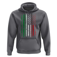 Italian American Flag Hoodie Retro Italian Family Italy Flag - Wonder Print Shop