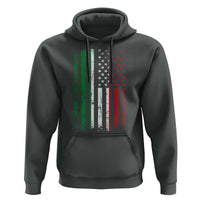 Italian American Flag Hoodie Retro Italian Family Italy Flag - Wonder Print Shop