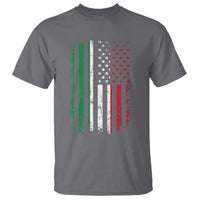 Italian American Flag T Shirt Retro Italian Family Italy Flag - Wonder Print Shop