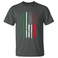 Italian American Flag T Shirt Retro Italian Family Italy Flag - Wonder Print Shop