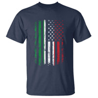Italian American Flag T Shirt Retro Italian Family Italy Flag - Wonder Print Shop