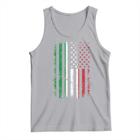 Italian American Flag Tank Top Retro Italian Family Italy Flag - Wonder Print Shop