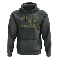 Dog Dad Hoodie Fathers Day Gift for Dog Lovers Camo American Flag USA - Wonder Print Shop