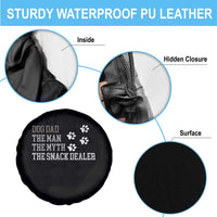 Dog Dad Spare Tire Cover Fathers Day Gift for Dog Lovers Retro Vintage - Wonder Print Shop