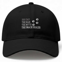 Dog Dad Baseball Cap Fathers Day Gift for Dog Lovers Retro Vintage
