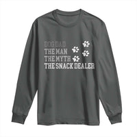 Dog Dad Long Sleeve Shirt Fathers Day Gift for Dog Lovers Retro Vintage - Wonder Print Shop