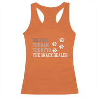 Dog Dad Racerback Tank Top Fathers Day Gift for Dog Lovers Retro Vintage - Wonder Print Shop