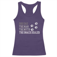 Dog Dad Racerback Tank Top Fathers Day Gift for Dog Lovers Retro Vintage - Wonder Print Shop