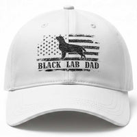 Black Lab Dad Baseball Cap Funny Labrador Dad Fathers Day Gift for Dog Lovers