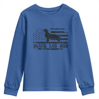 Black Lab Dad Youth Sweatshirt Funny Labrador Dad Fathers Day Gift for Dog Lovers - Wonder Print Shop