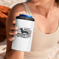 Dachshund Dog Dad 4 in 1 Can Cooler Tumbler Fathers Day Gift for Dog Lovers American Flag - Wonder Print Shop
