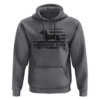 Dachshund Dog Dad Hoodie Fathers Day Gift for Dog Lovers American Flag - Wonder Print Shop