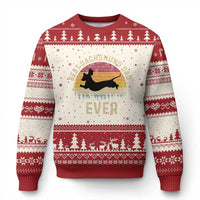 Dachshund Dog Dad Ugly Christmas Sweater Vintage 60s 70s Retro Fathers Day Gift for Dog Lovers - Wonder Print Shop