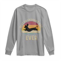 Dachshund Dog Dad Long Sleeve Shirt Vintage 60s 70s Retro Fathers Day Gift for Dog Lovers - Wonder Print Shop