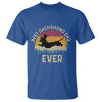 Dachshund Dog Dad T Shirt Vintage 60s 70s Retro Fathers Day Gift for Dog Lovers - Wonder Print Shop