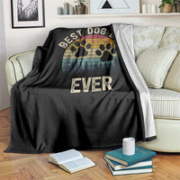 Best Dog Dad Ever Throw Blanket Fathers Day Gift for Dog Lovers - Wonder Print Shop