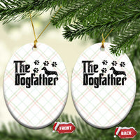 Dachshund Dog Dad Ceramic Ornament The Dogfather Fathers Day Gifts For Dog Lovers - Wonder Print Shop