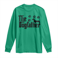 Dachshund Dog Dad Long Sleeve Shirt The Dogfather Fathers Day Gifts For Dog Lovers - Wonder Print Shop