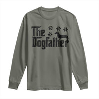 Dachshund Dog Dad Long Sleeve Shirt The Dogfather Fathers Day Gifts For Dog Lovers - Wonder Print Shop